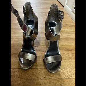 Pointed strappy heels. Brand new